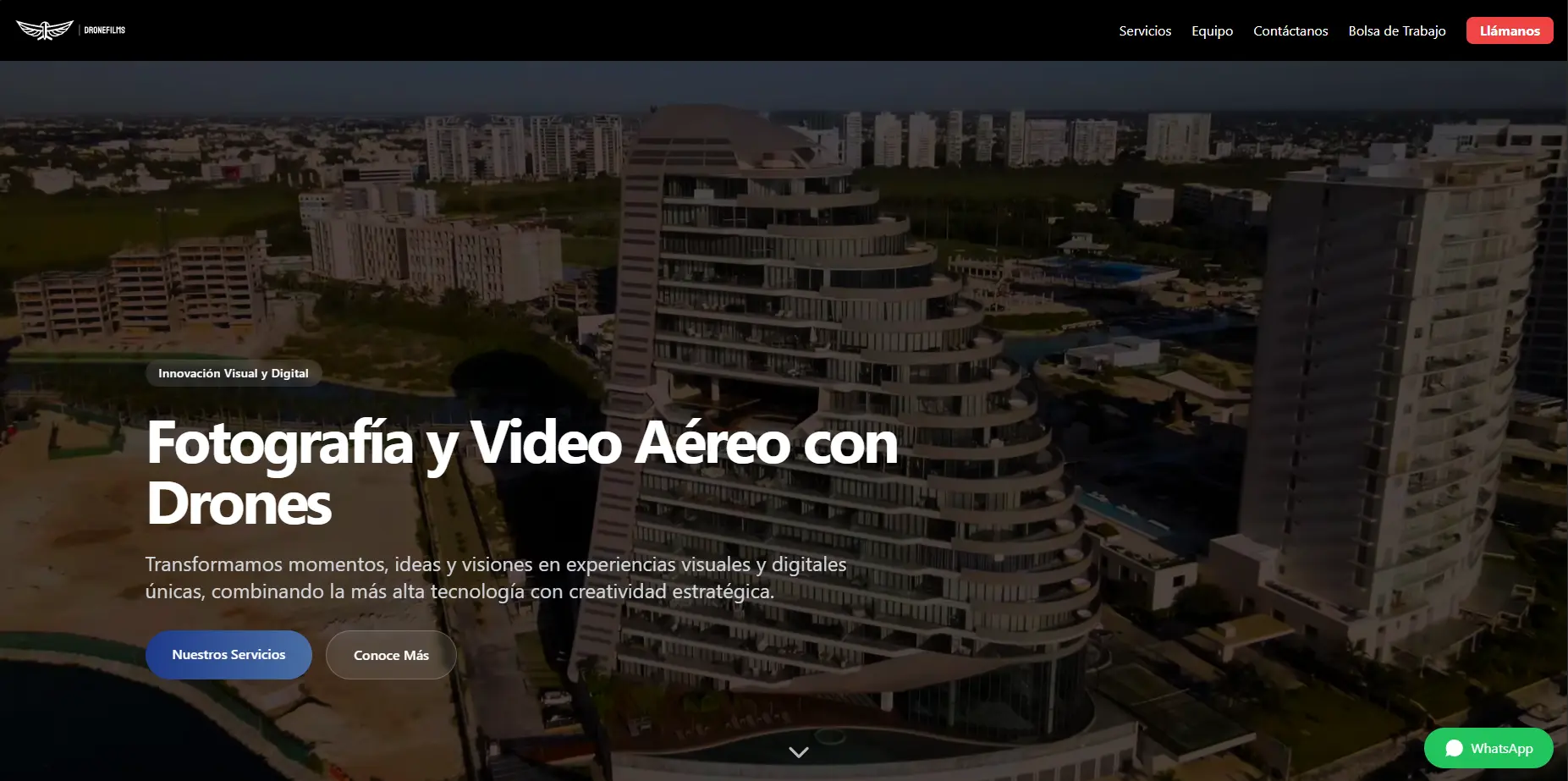 Dronefilms desktop preview
